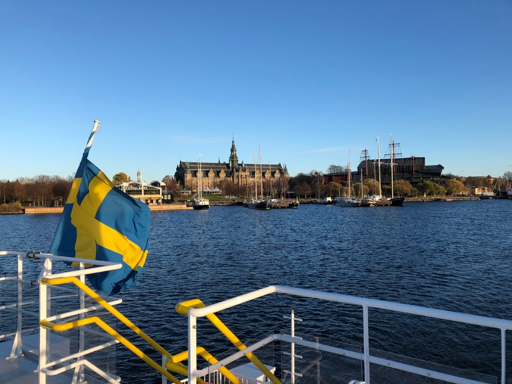 Blick auf das Nordische Museum in Stockholm © Konrad Sonnemann